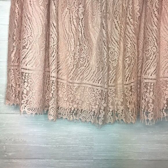 Xhilaration Blush-Pink Laced Skirt - Picture 2 of 6